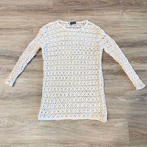 Vintage Y2K 90s knit crochet sweater